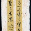 D038 張松蓮---枝裊一痕雪在葉藏幾豆春濃（行書）33x48.5cm